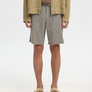 SLMREGULARBRODY LINEN BLD SHORTS DELICIOSO - Image 5