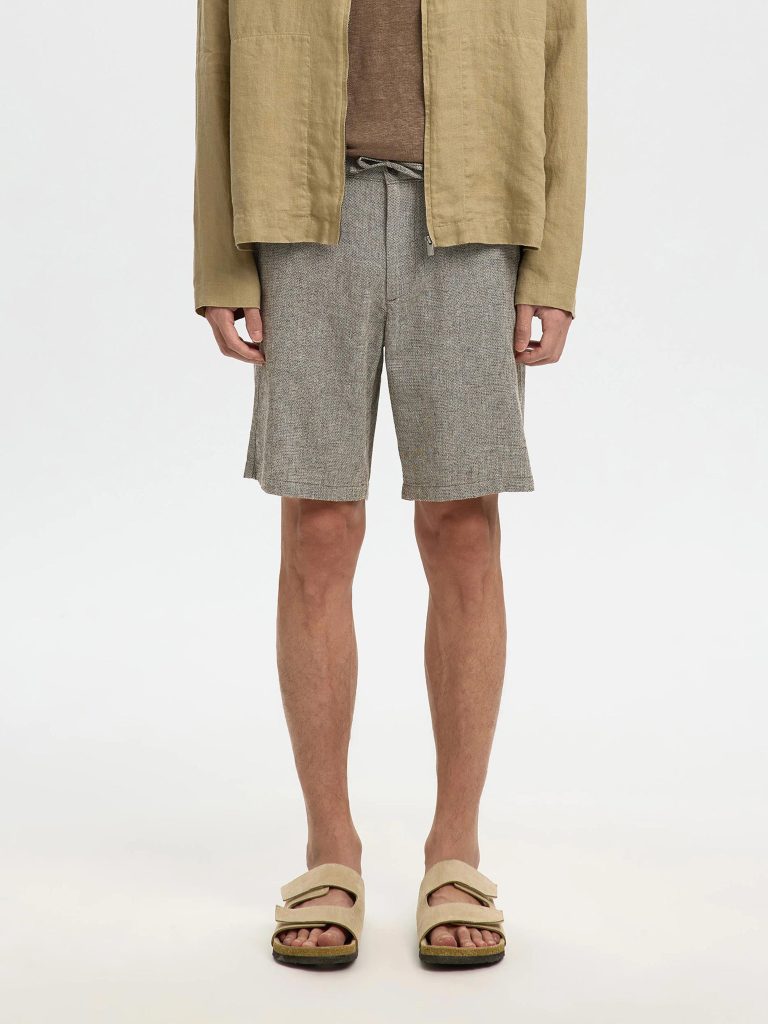 SLMREGULARBRODY LINEN BLD SHORTS DELICIOSO