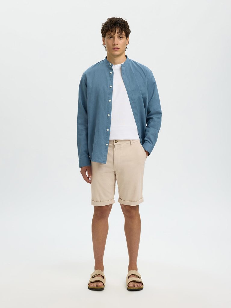 SLMSLIMLUTON MILES FLEX SHORTS PURE CASHMERE