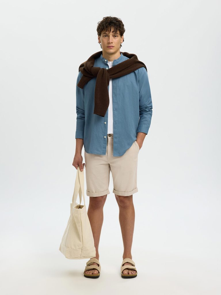 SLMSLIMLUTON MILES FLEX SHORTS PURE CASHMERE