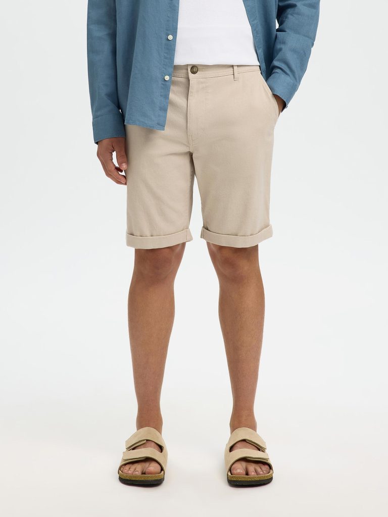 SLMSLIMLUTON MILES FLEX SHORTS PURE CASHMERE