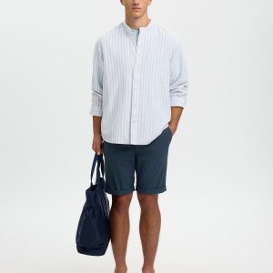 SLMSLIMLUTON MILES FLEX SHORTS DARK SAPPHIRE - Image 4