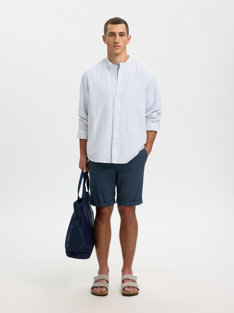 SLMSLIMLUTON MILES FLEX SHORTS DARK SAPPHIRE