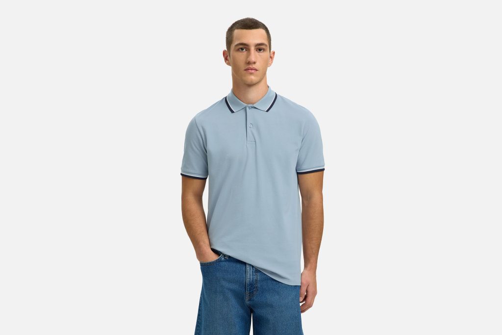 ATLAS SPORT POLO DUSTY BLUE NAVY