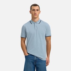 ATLAS SPORT POLO DUSTY BLUE NAVY – Image 2