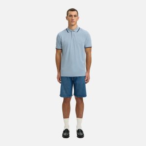 ATLAS SPORT POLO DUSTY BLUE NAVY – Image 3