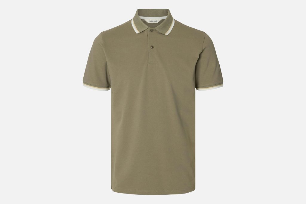 ATLAS SPORT POLO VETIVER CLOUD DANCER
