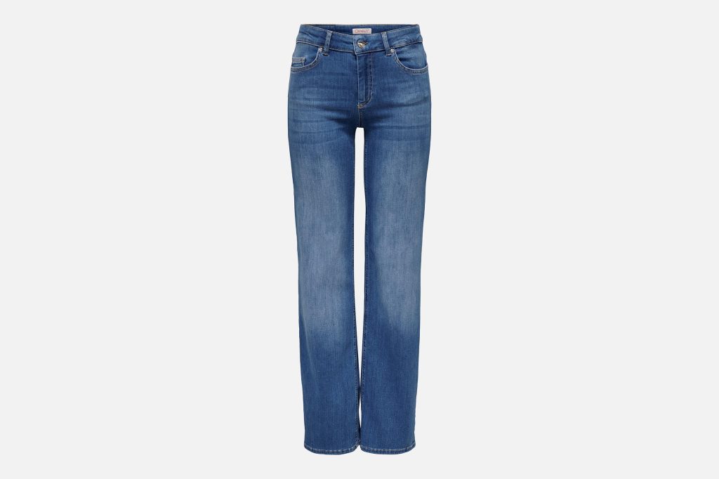 BLUSH MID STRAIGHT MEDIUM BLUE DENIM L30