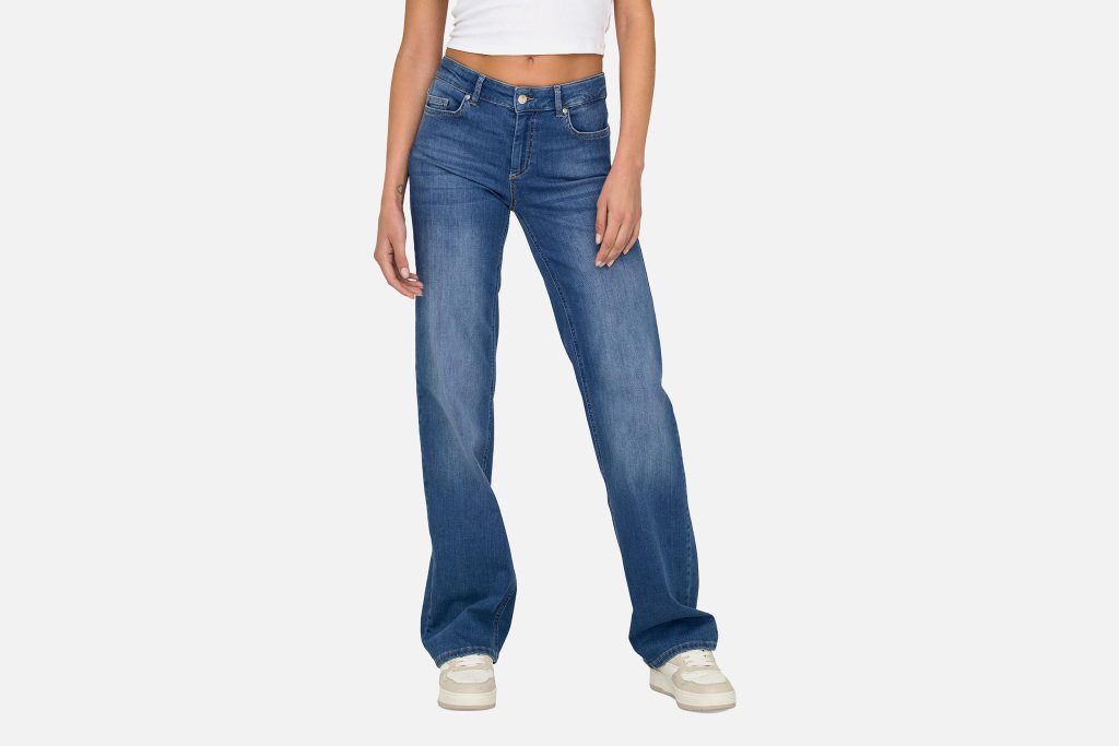 BLUSH MID STRAIGHT MEDIUM BLUE DENIM L30