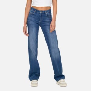 BLUSH MID STRAIGHT MEDIUM BLUE DENIM L30 – Image 3