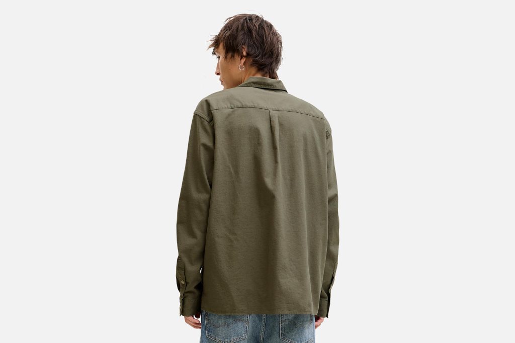 TRISTAN OVERSHIRT DUSTY OLIVE