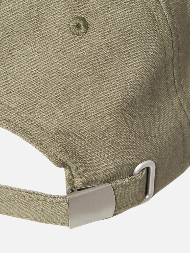 JACBASE LOUIS LINEN BLEND CAP DUSTY OLIVE
