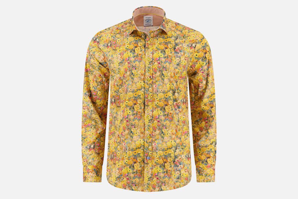 SHIRT KLIMT FLOWER YELLOW