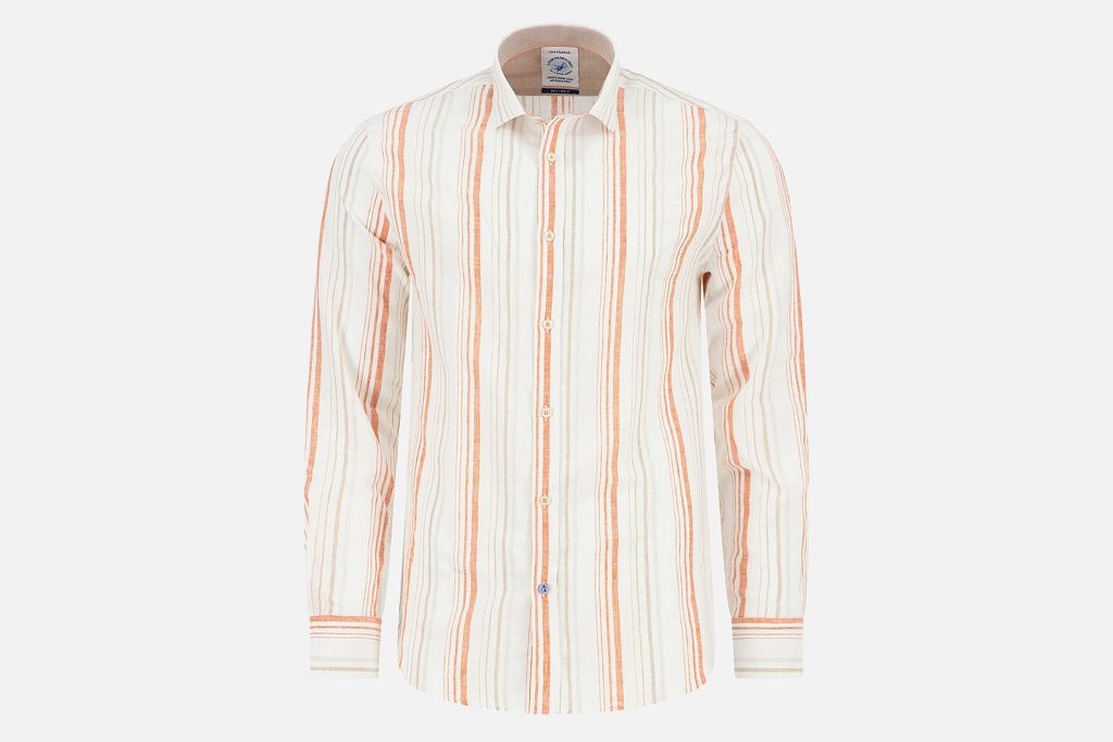 SHIRT DOUBLE STRIPE PEACH
