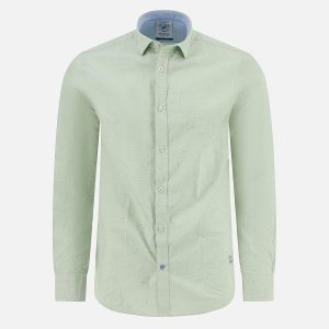 SHIRT SQUARE OLIVE GREEN - Image 1
