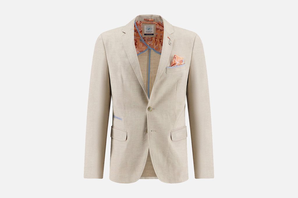 BLAZER LINEN LOOK SAND