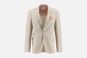 BLAZER LINEN LOOK SAND