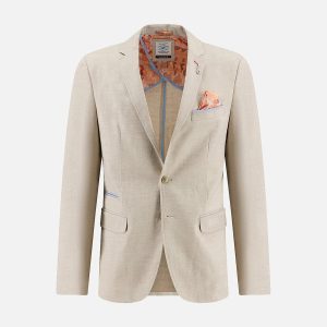 BLAZER LINEN LOOK SAND - Image 1