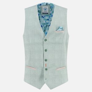 WAISTCOAT TRAVEL OLIVE GREEN – Image 1