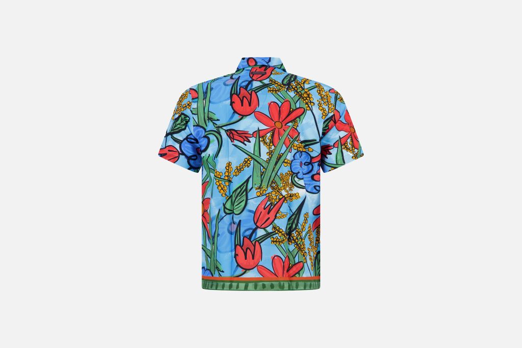 CHEMISETTE FLOWER CANVAS MULTI