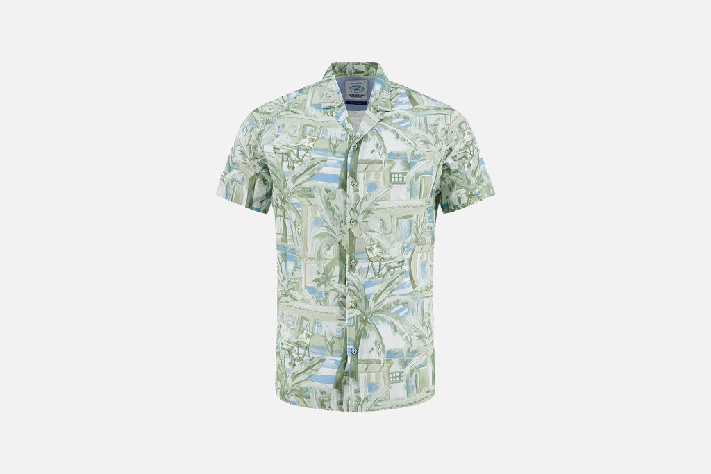 CHEMISETTE TROPICAL SKETCH LIGHT GREEN