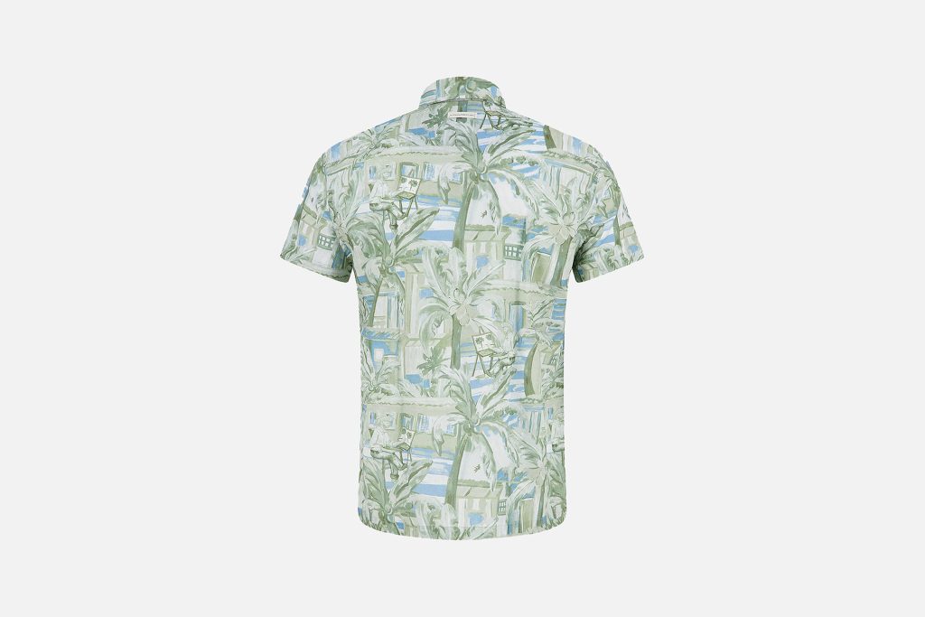 CHEMISETTE TROPICAL SKETCH LIGHT GREEN