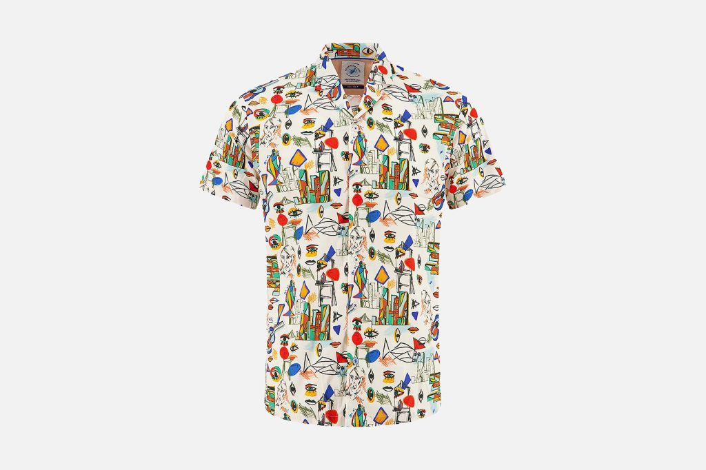 CHEMISETTE CUBIST MULTICOLOR