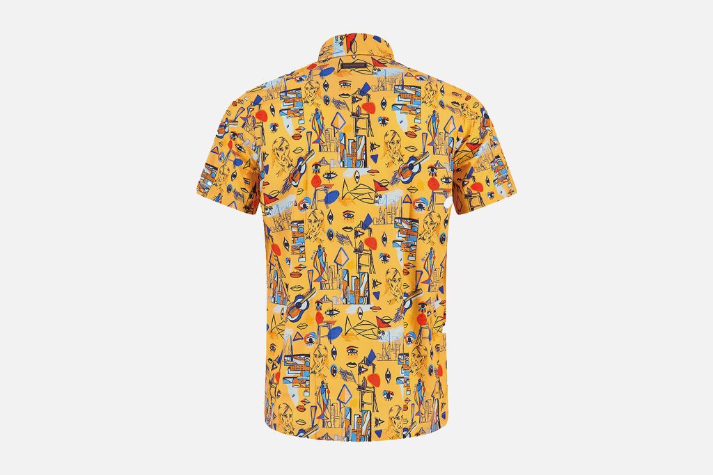 CHEMISETTE CUBIST ORANGE