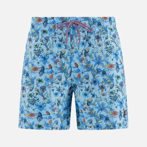 SWIMSHORT AFNF FLORAL LIGHT BLUE – Image 1