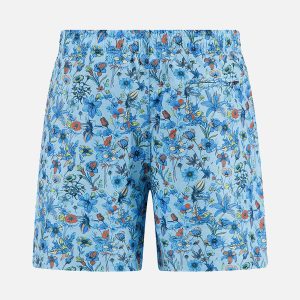 SWIMSHORT AFNF FLORAL LIGHT BLUE – Image 2