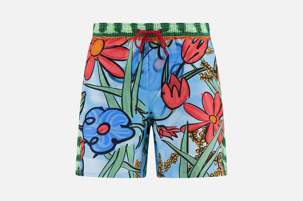 SWIMSHORT AFNF FLOWER CANVAS MULTICOLOR