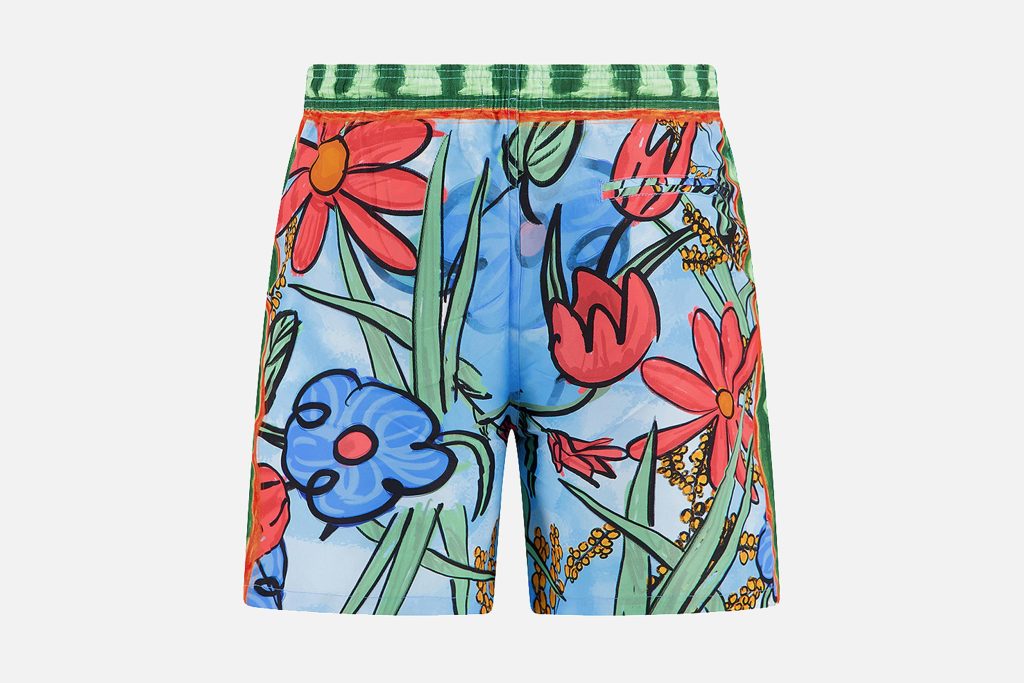 SWIMSHORT AFNF FLOWER CANVAS MULTICOLOR