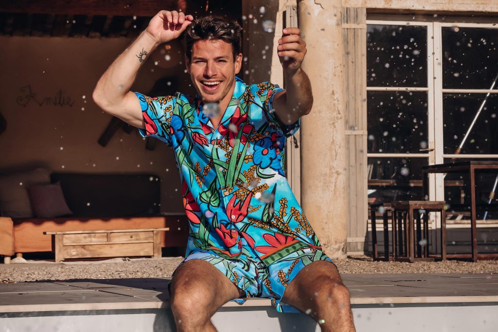 SWIMSHORT AFNF FLOWER CANVAS MULTICOLOR