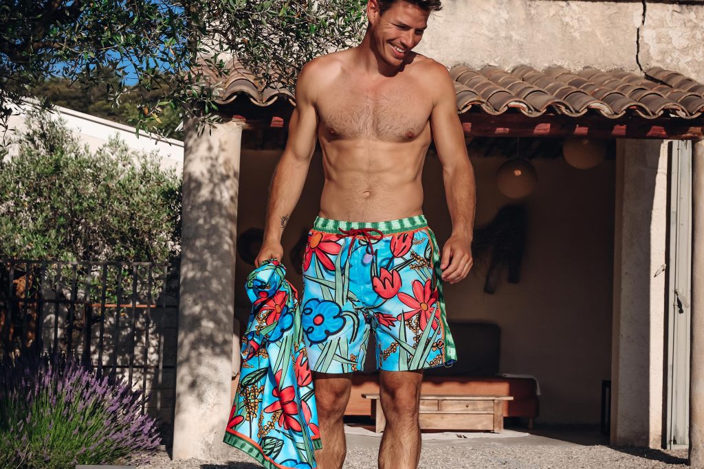 SWIMSHORT AFNF FLOWER CANVAS MULTICOLOR