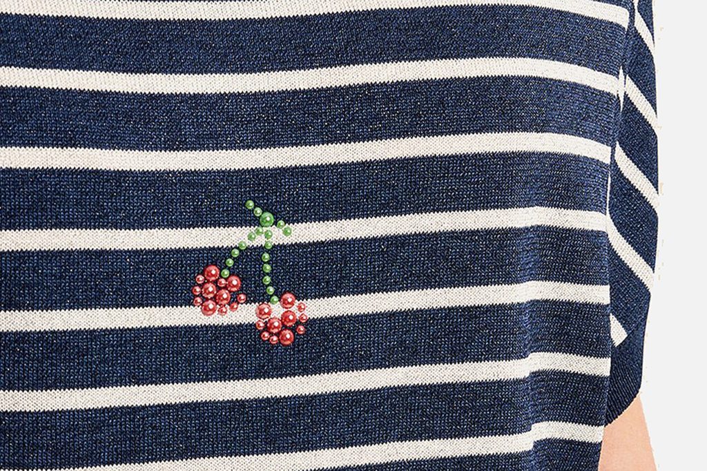 MARINIERE MOLLY CERISES NAVY