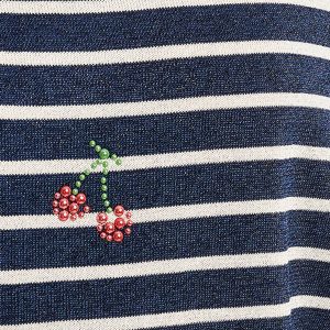MARINIERE MOLLY CERISES NAVY - Image 3