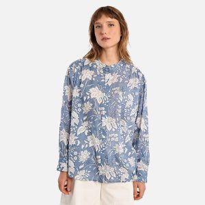 CHEMISE MOLLY OVERSIZE COTTON BLUE - Image 1