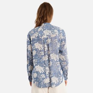 CHEMISE MOLLY OVERSIZE COTTON BLUE - Image 2