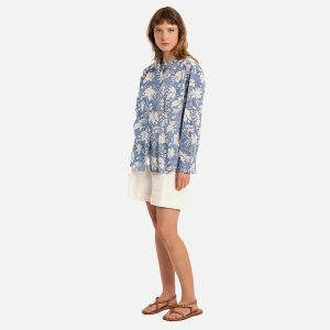 CHEMISE MOLLY OVERSIZE COTTON BLUE - Image 3