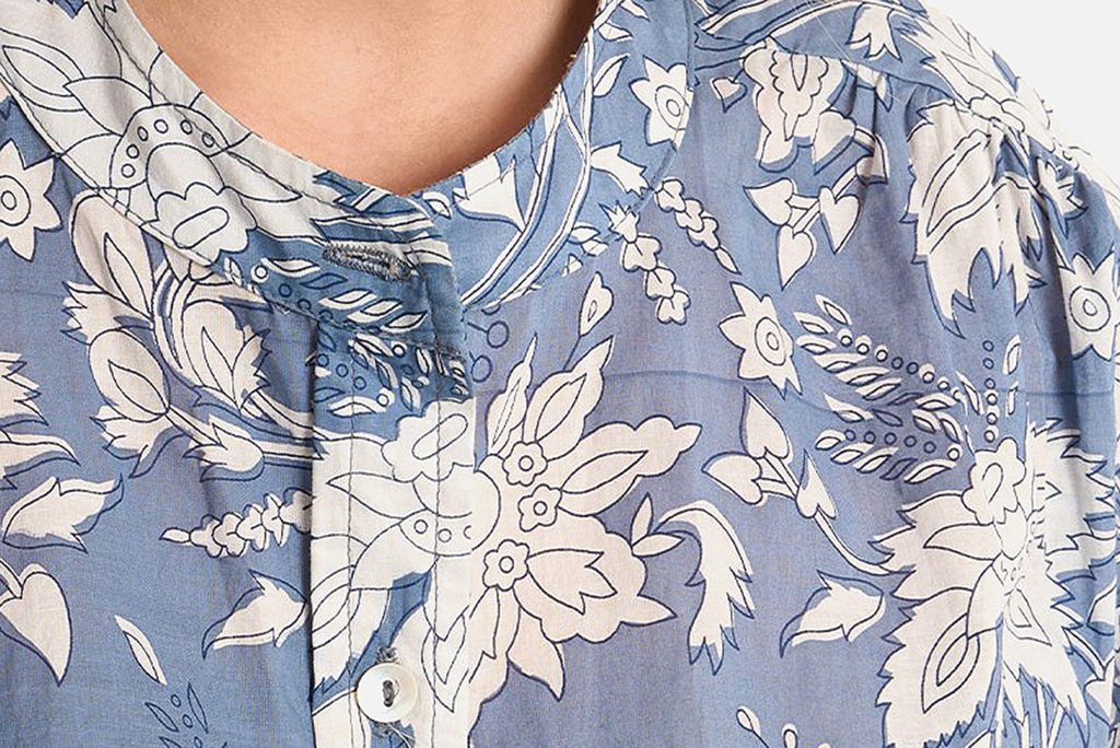 CHEMISE MOLLY OVERSIZE COTTON BLUE