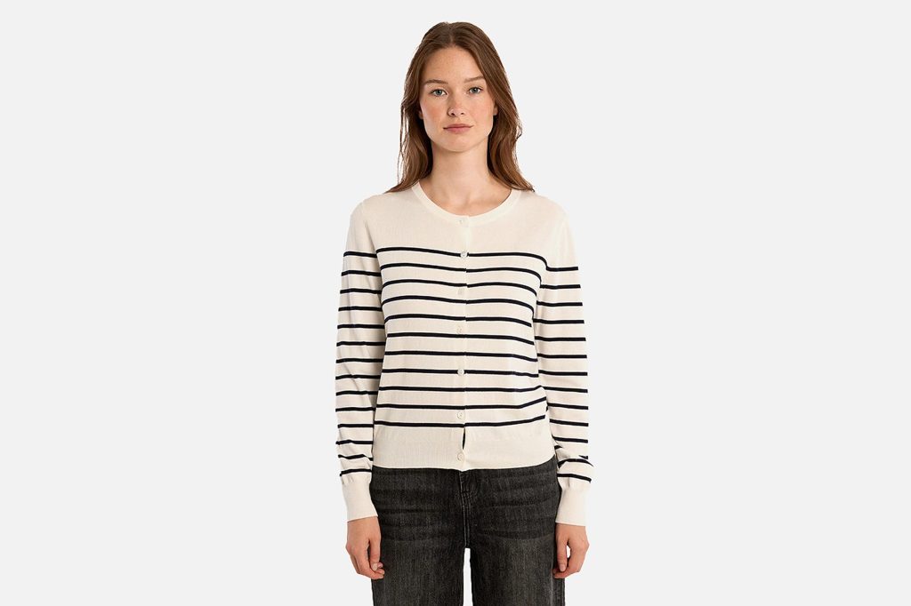 GILET MOLLY MARINIERE