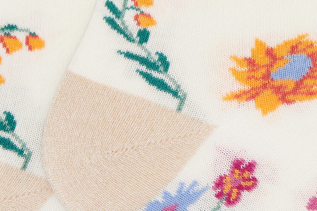FLEURS PEINTES 516822 F ECRU