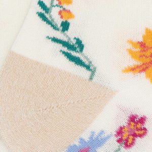 FLEURS PEINTES 516822 F ECRU - Image 2