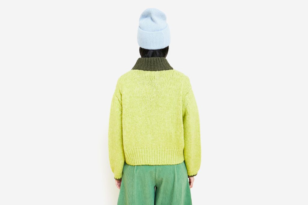 CARDIGAN ZIP JAMMY 2 GREEN
