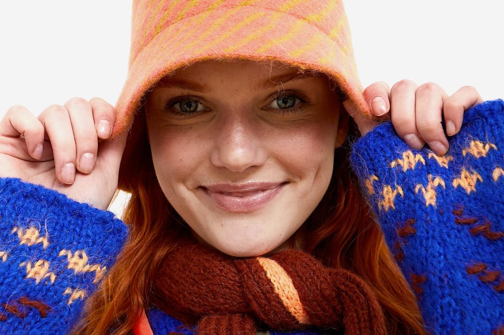 CARDIGAN DARLING BLEU MARRON
