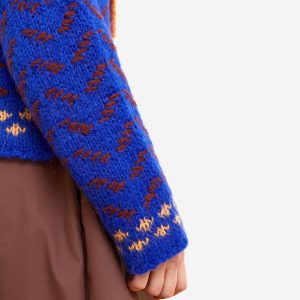 CARDIGAN DARLING BLEU MARRON - Image 5