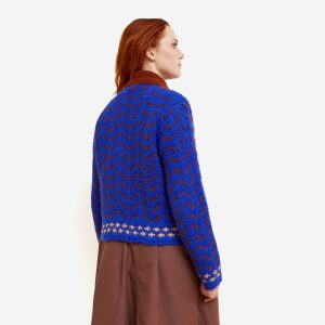 CARDIGAN DARLING BLEU MARRON - Image 6