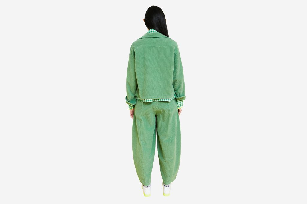 VESTE BOARD VELVET GREEN