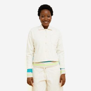 VESTE BOARD VELVET ECRU - Image 1