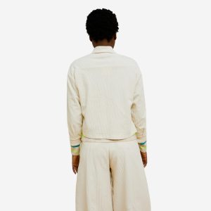 VESTE BOARD VELVET ECRU - Image 5